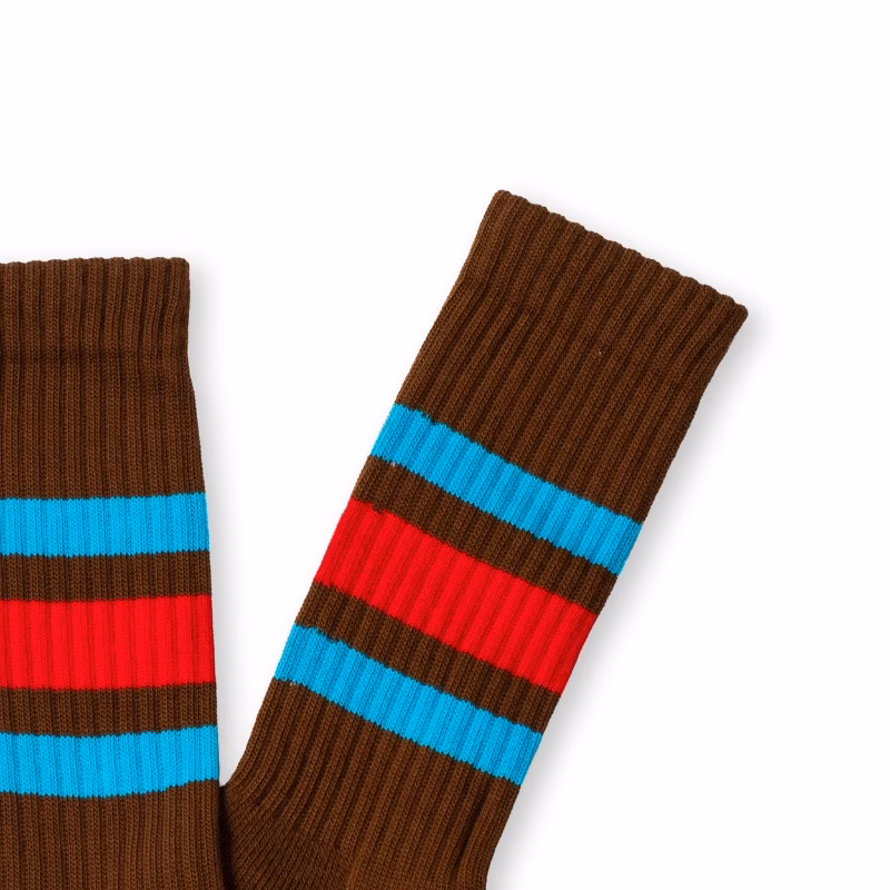 Brown - Red & Azure Stripes - immagine 4